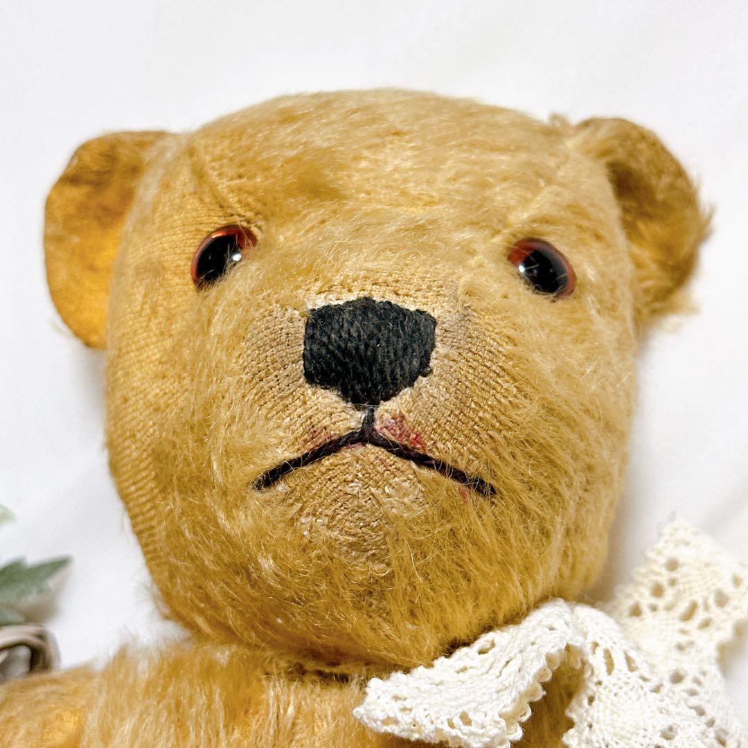 ❤️1940年頃❤️愛されすぎたチルターンベア　アンティークテディベア