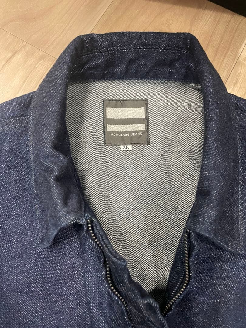 桃太郎ジーンズ　つなぎ　オールインワン　36 状態◎