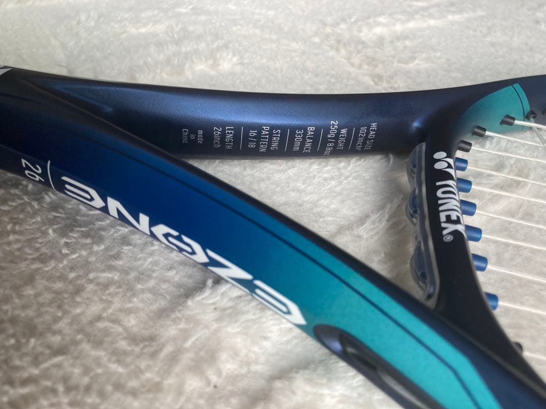【美品】YONEX EZONE 100L スカイブルー G0