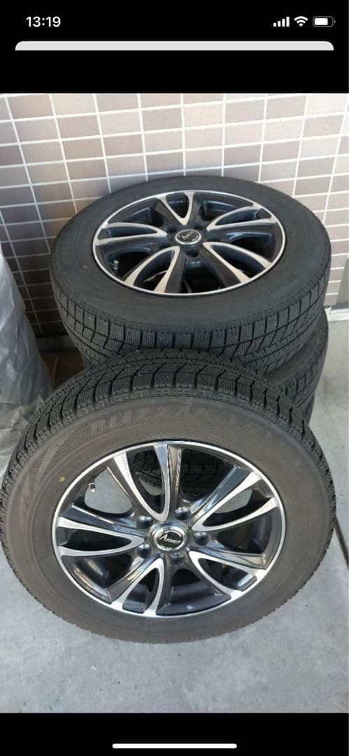 ブリザック185/65R15インチ スタッドレスタイヤ ホイールセット