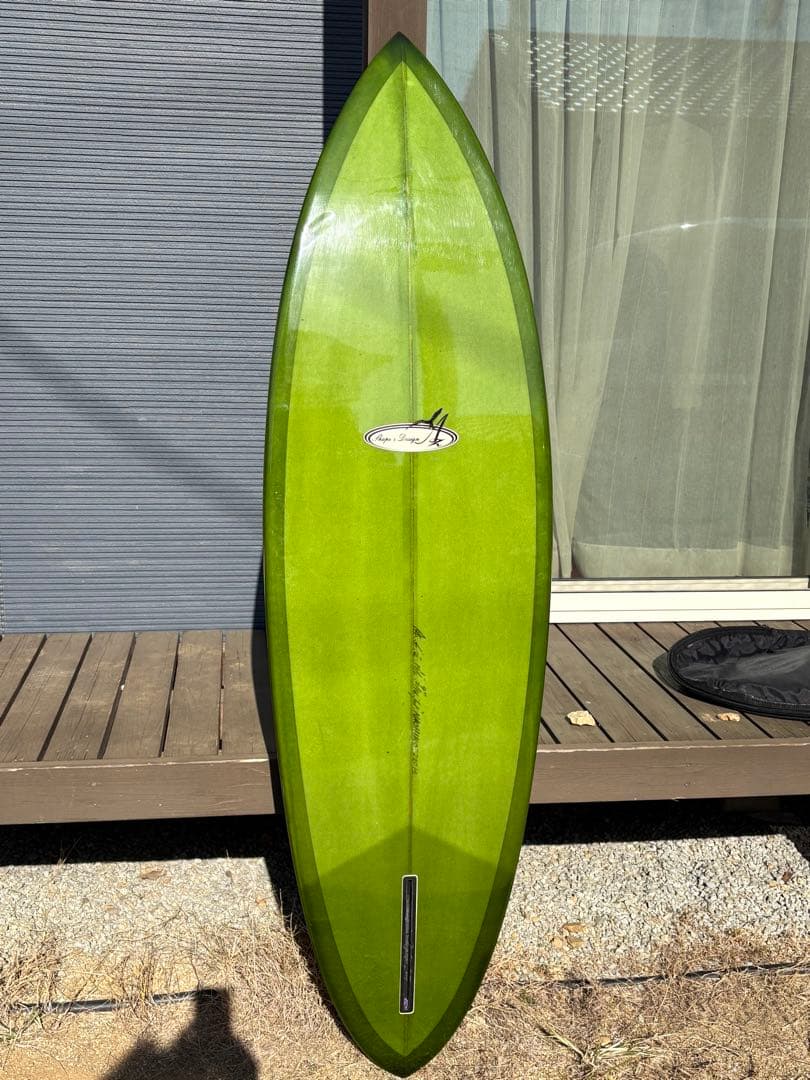 ハダクラフト　ミッドレングス　シングル　6,2　緑　ハードケース付き