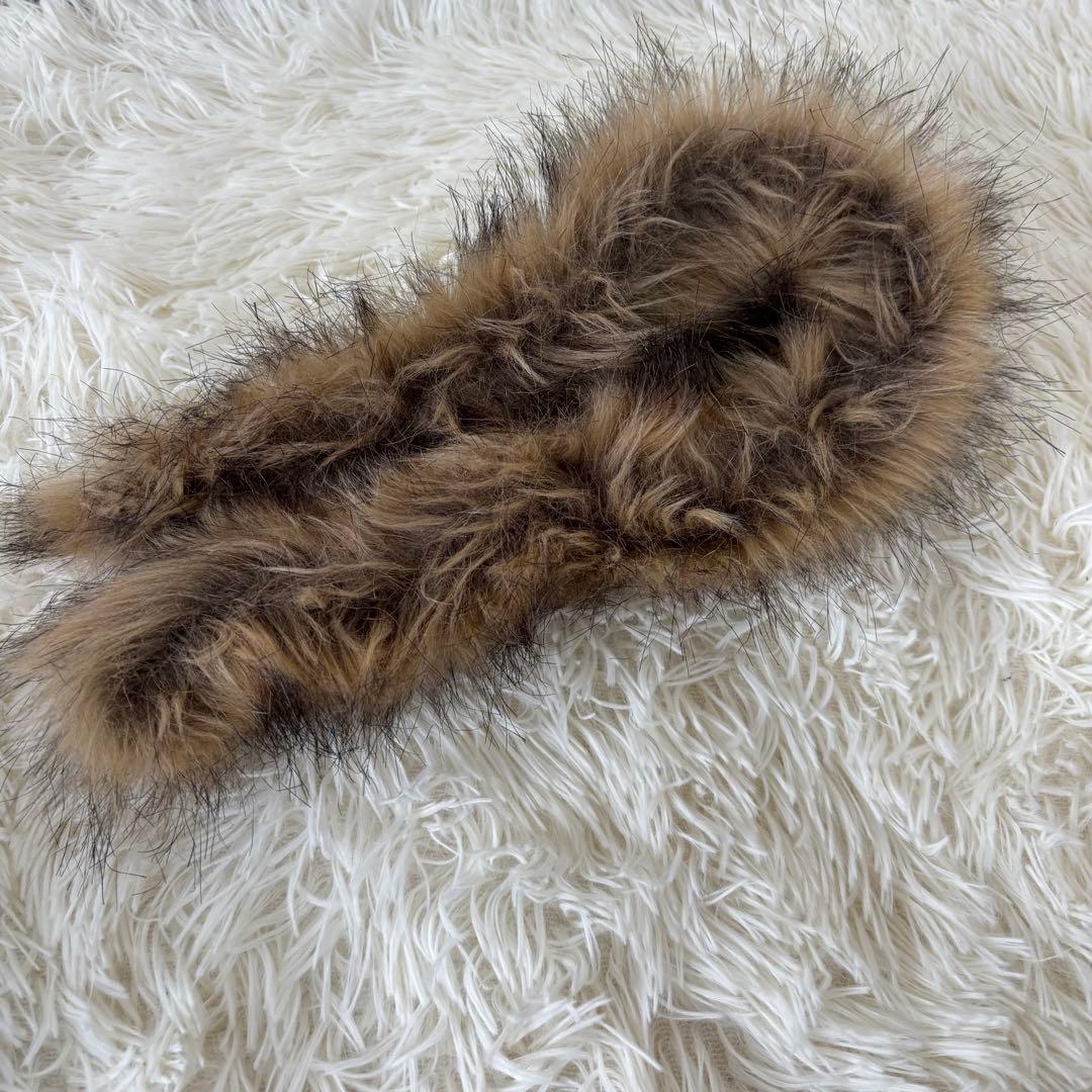 FRED PERRY✨5wayモッズダウンコート2点セット　ファーチェック　刺繍