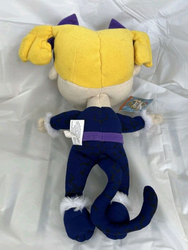 ニコロデオン　ラグラッツ　ぬいぐるみ　アンジェリカ　パープルキャット　11インチ