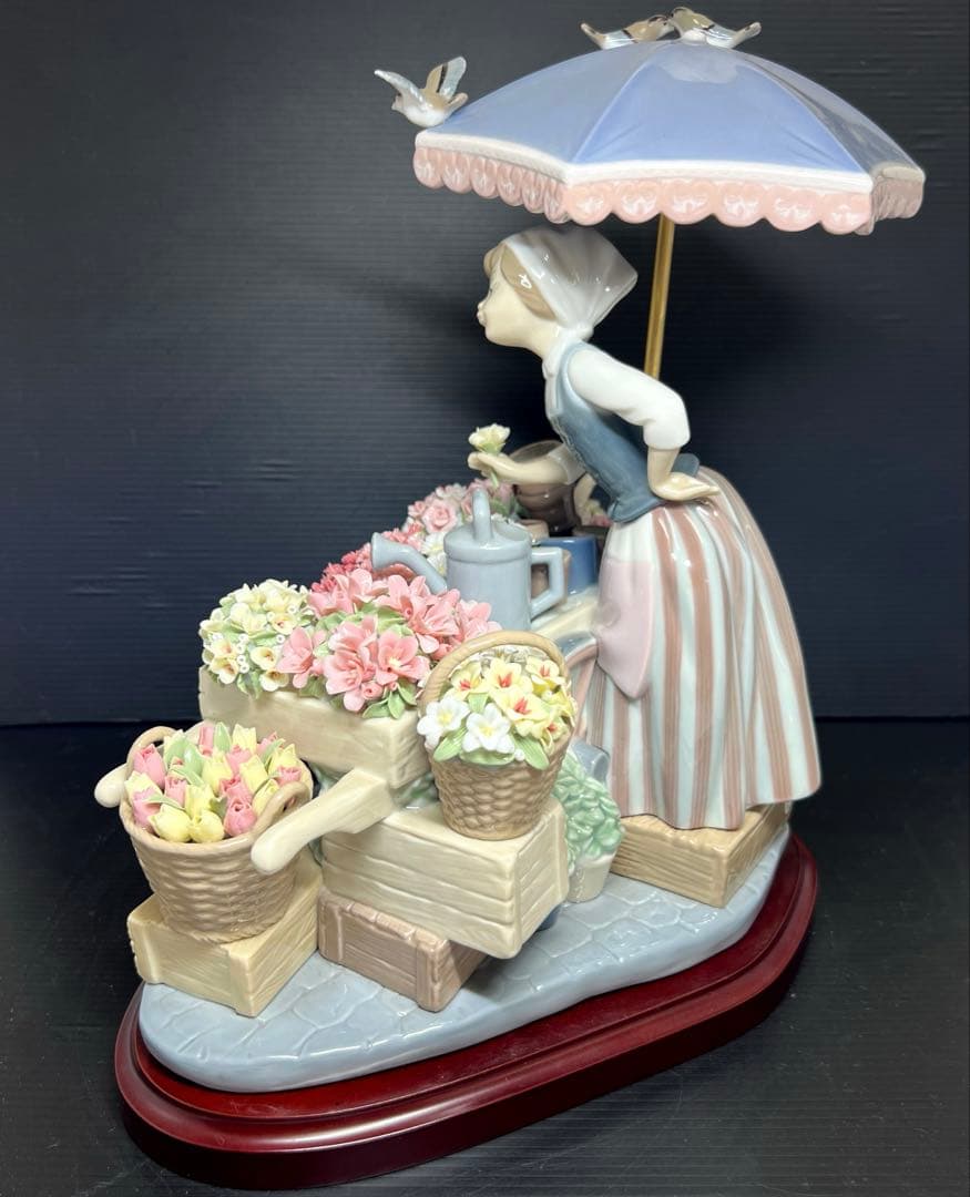 専用リヤドロ　「公園通りの花屋さん」最大高さ約30.5㎝　東Y7-1202☆1F