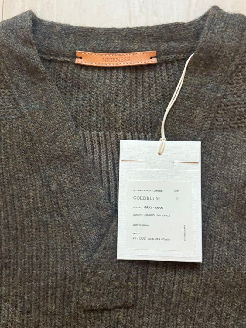 NICENESS ナイスネス GOLDBLUM メカニックセーター