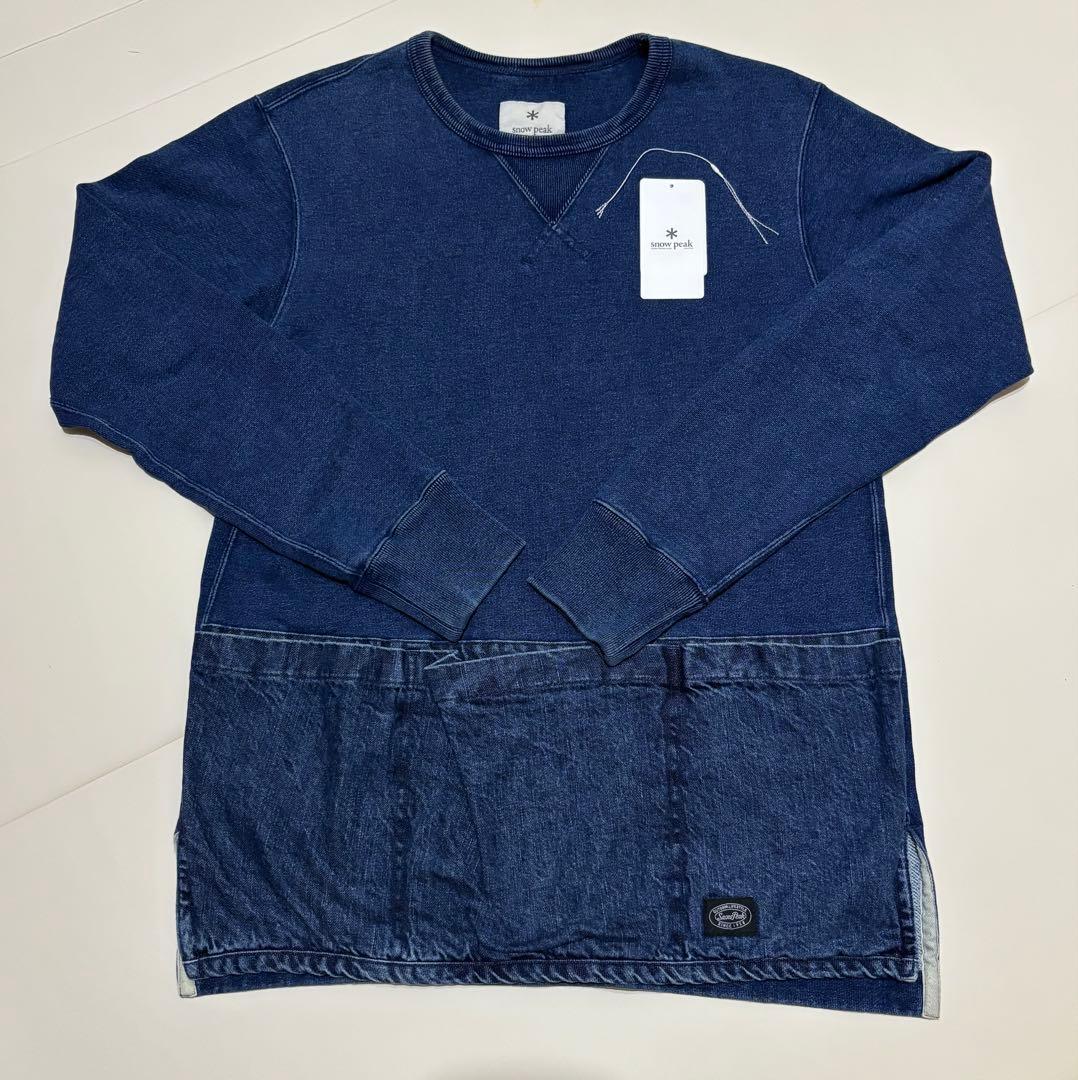 つ*ー様 新品　 Peak スノーピーク　キャンピングインディゴスウェッ