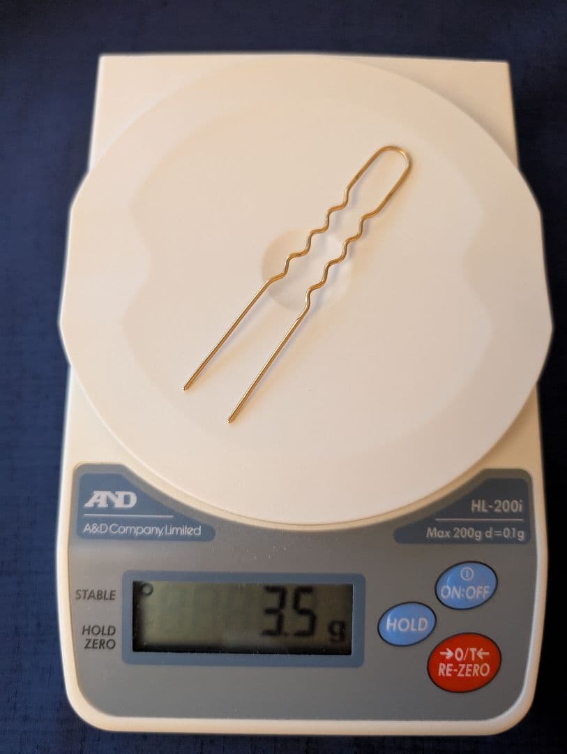 ヘアピン 5本セット　K18　刻印あり　16.9g　昭和　アンティーク　18金