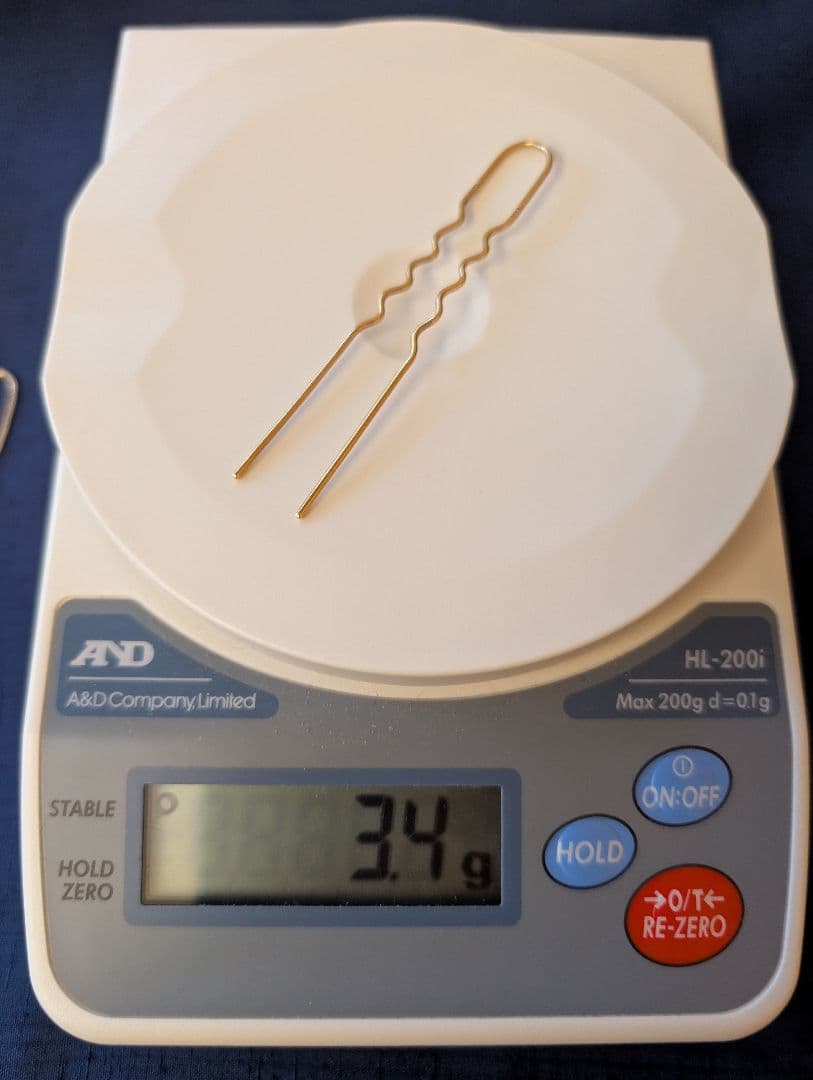 ヘアピン 5本セット　K18　刻印あり　16.9g　昭和　アンティーク　18金