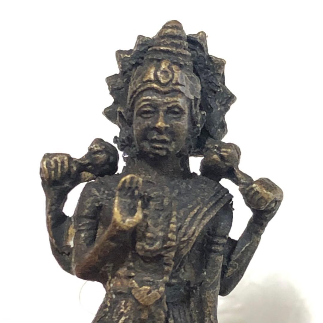 珍品◼️また蔵から謎の優しそうなお顔の金属製の神様の直立仏像が出て来ました。