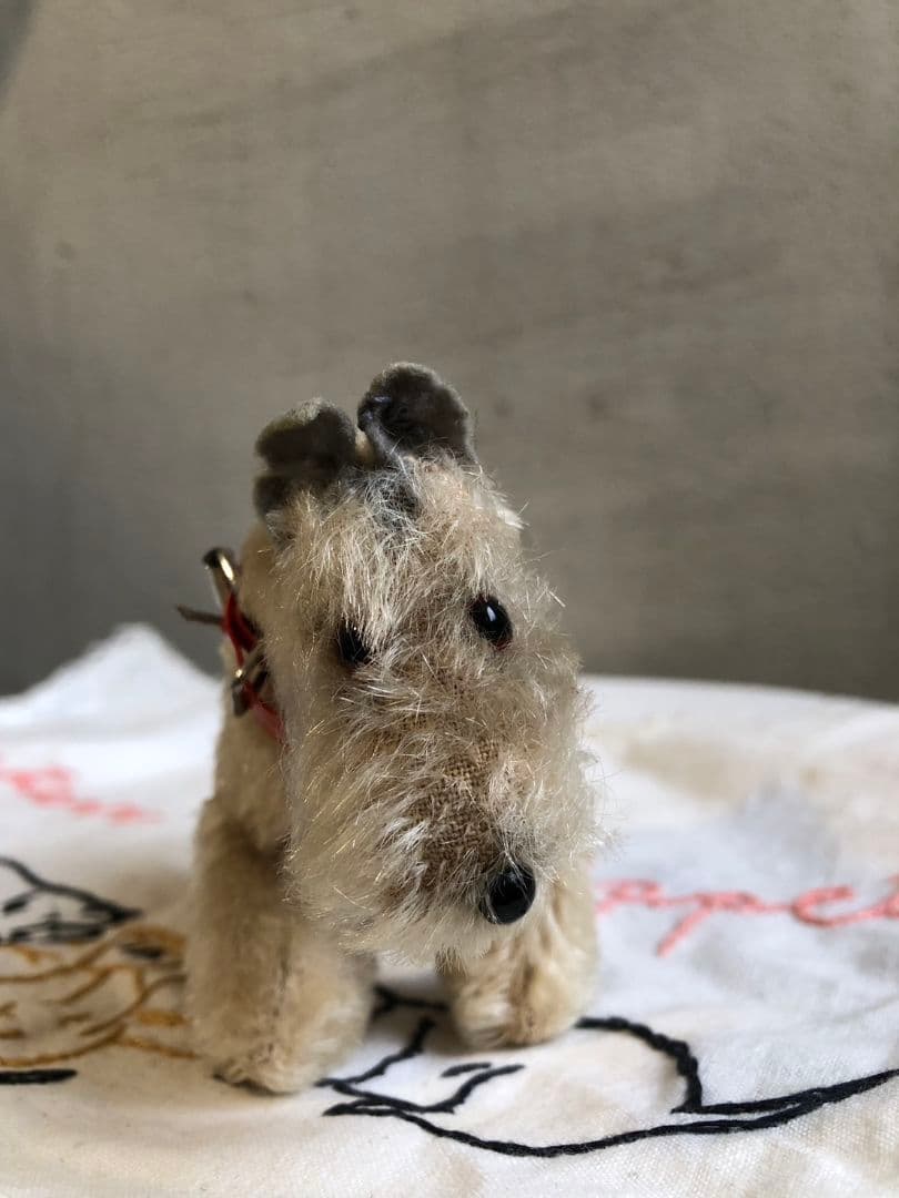 シュタイフ ミニシュナウザー犬Steiff Tessie Schnauzer