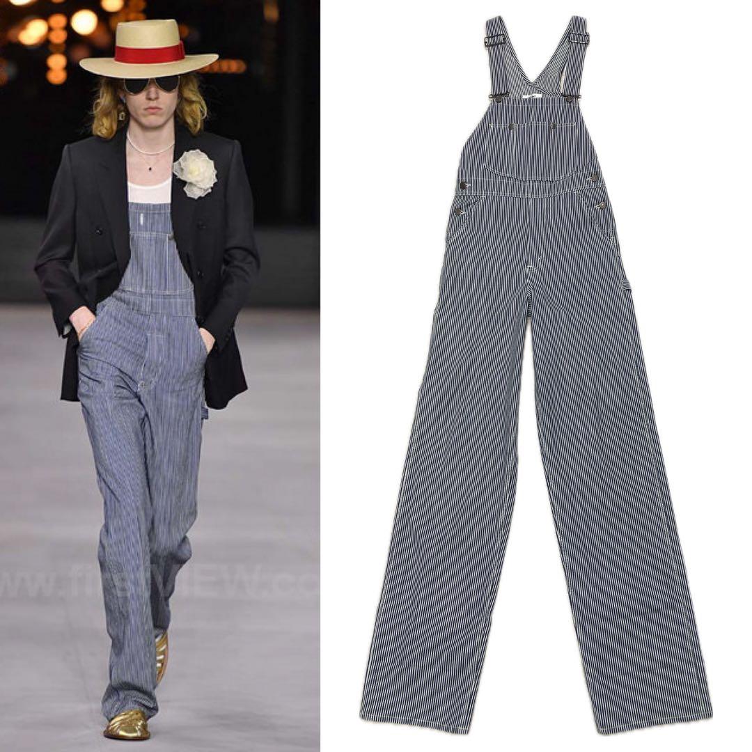 20SS Celine オーバーオール 29 つなぎ デニム ジーンズ
