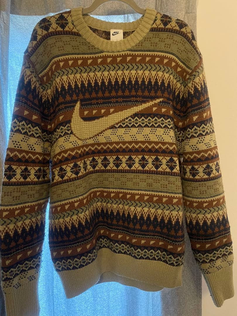 Nike 幾何学模様 ニットセーター