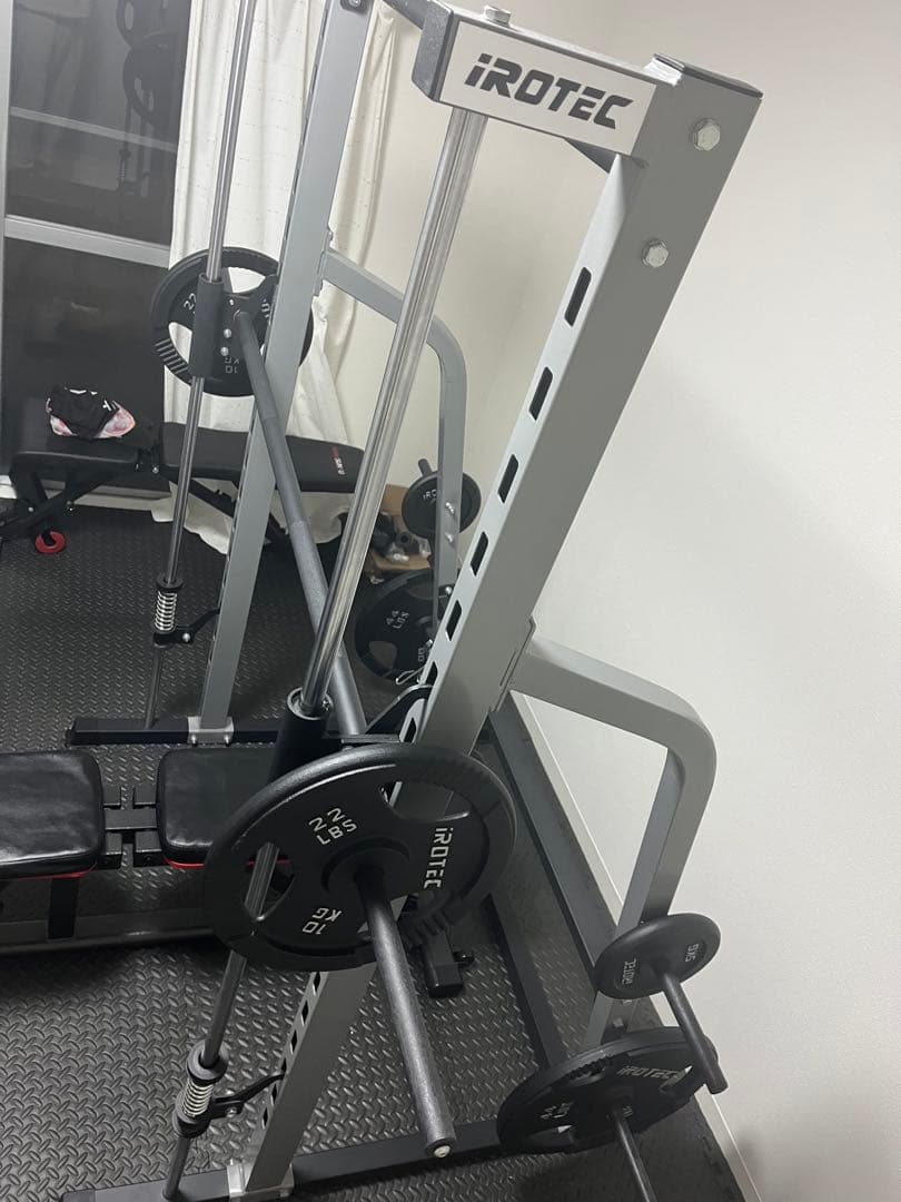 iROTEC パワーラック バーベル付き