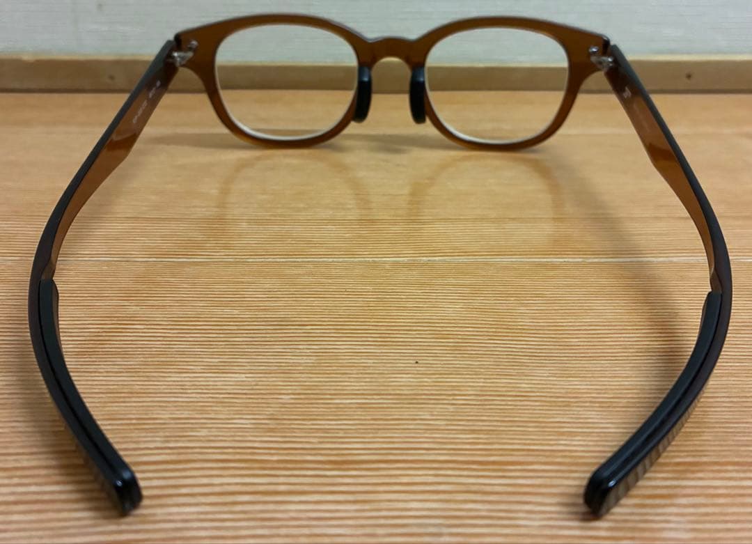 超軽量アウトドア眼鏡F ウェリントン FJP-03実測24g中古美品！送料込み！