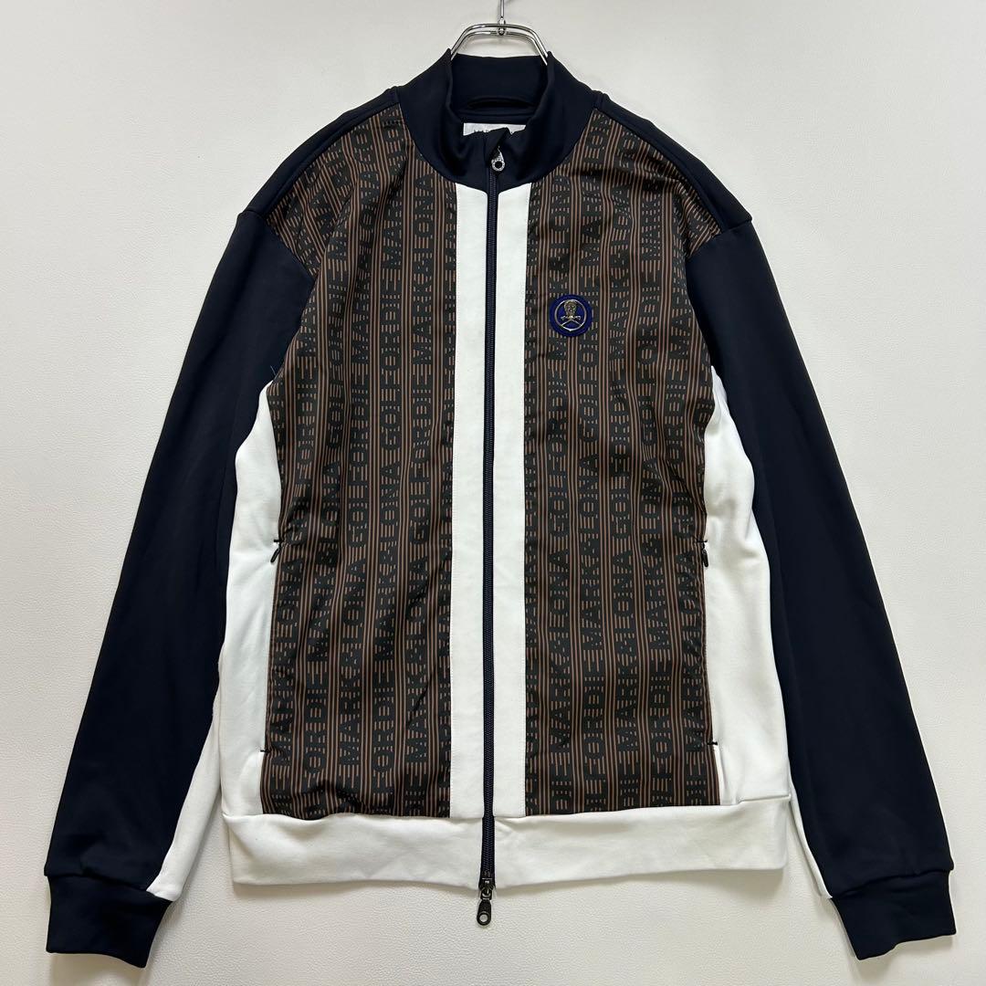【美品✨】 マークアンドロナ 2022年 ダブルジップ ロゴ ブルゾン48