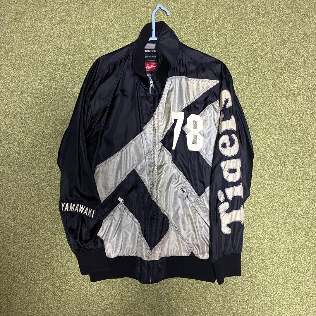 Tiders ジャケット 黒・銀 虎刺繍 山脇コーチ本人着用！