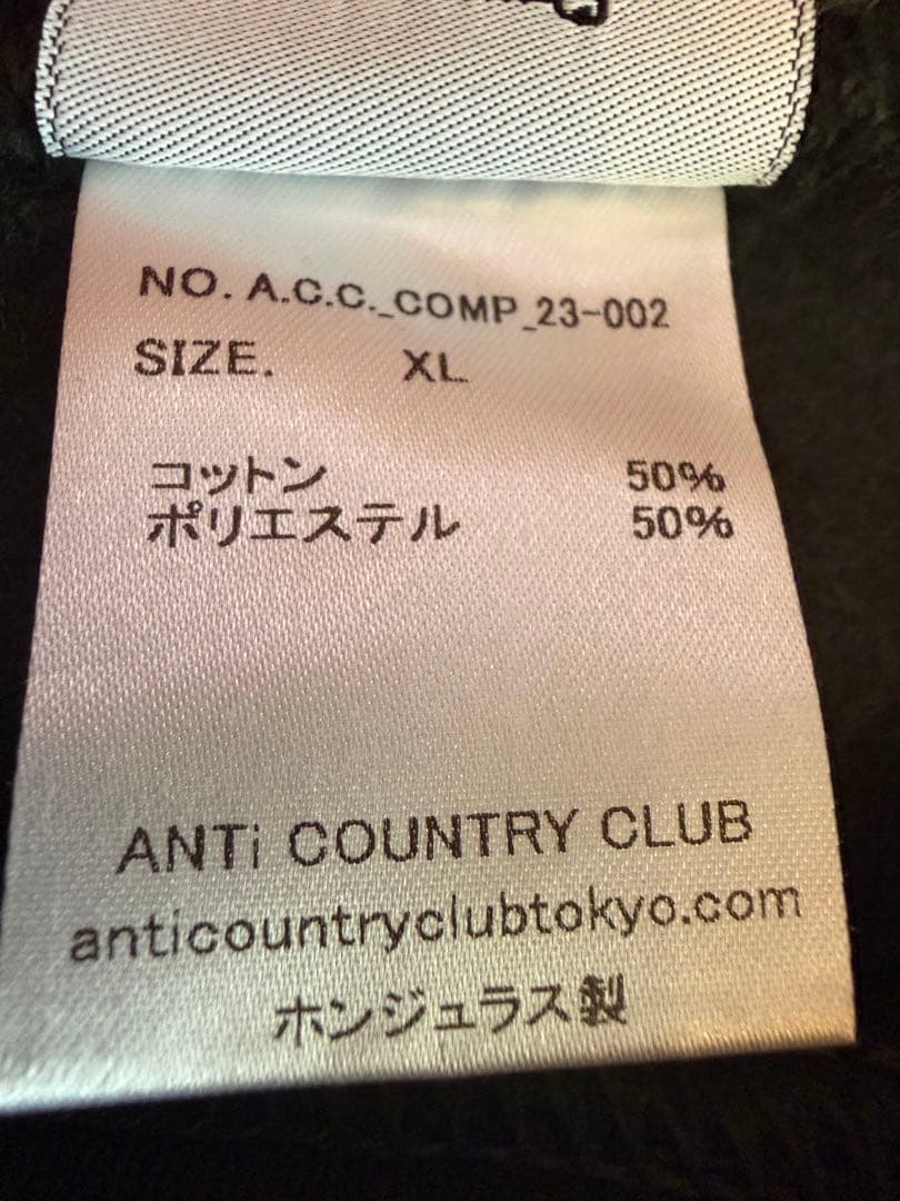 anti country club × malbon golf スウェット