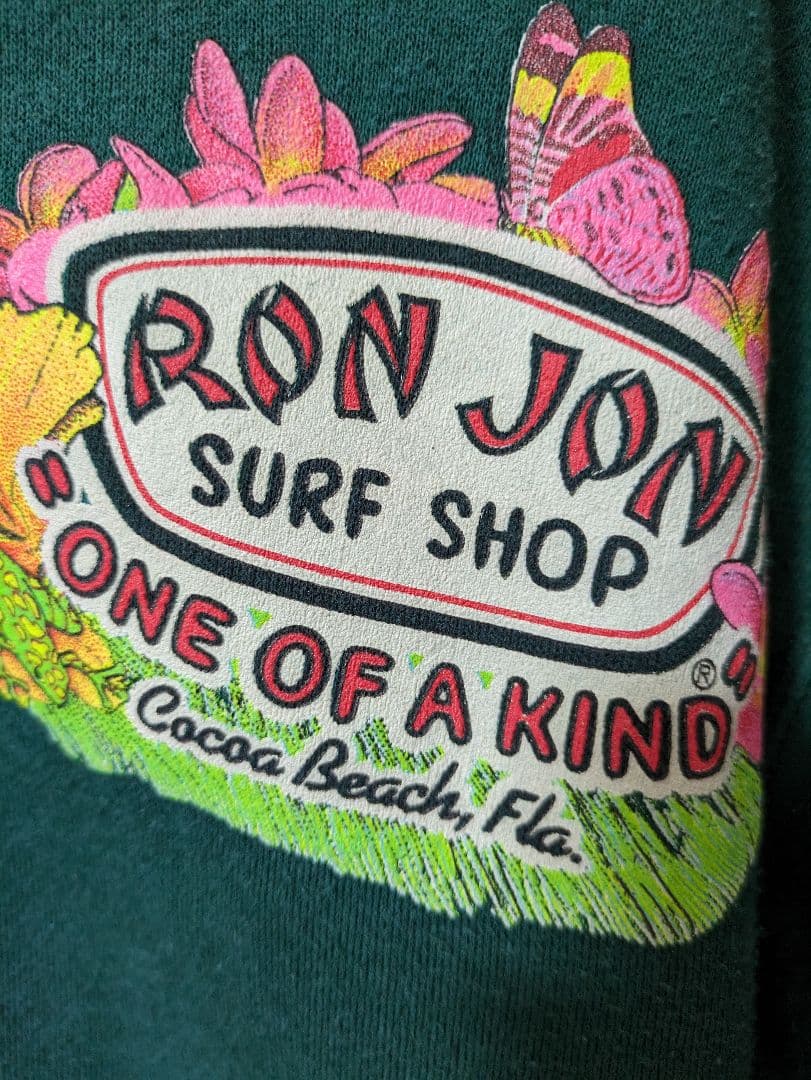 RON JON 花柄刺繍 90s ヴィンテージ　スウェットトレーナー