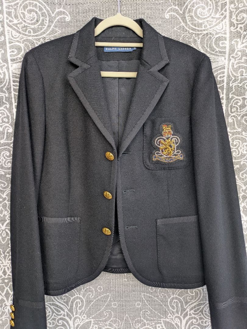 イタリヤ製ラルフローレンのブレザー ブラック