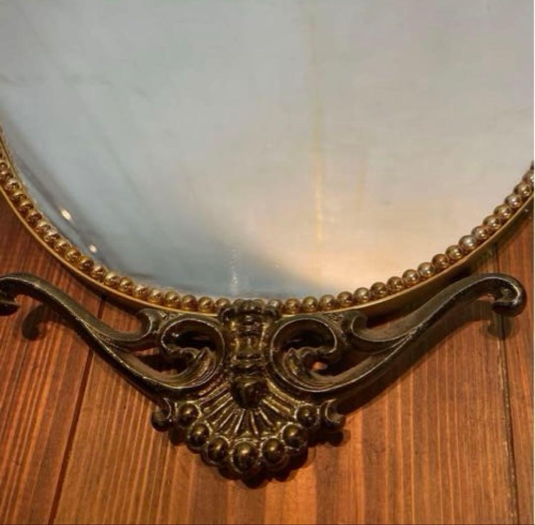 美品　ヴィンテージ　ウォールミラー　壁掛け鏡　雰囲気ある　飾りやすいサイズ