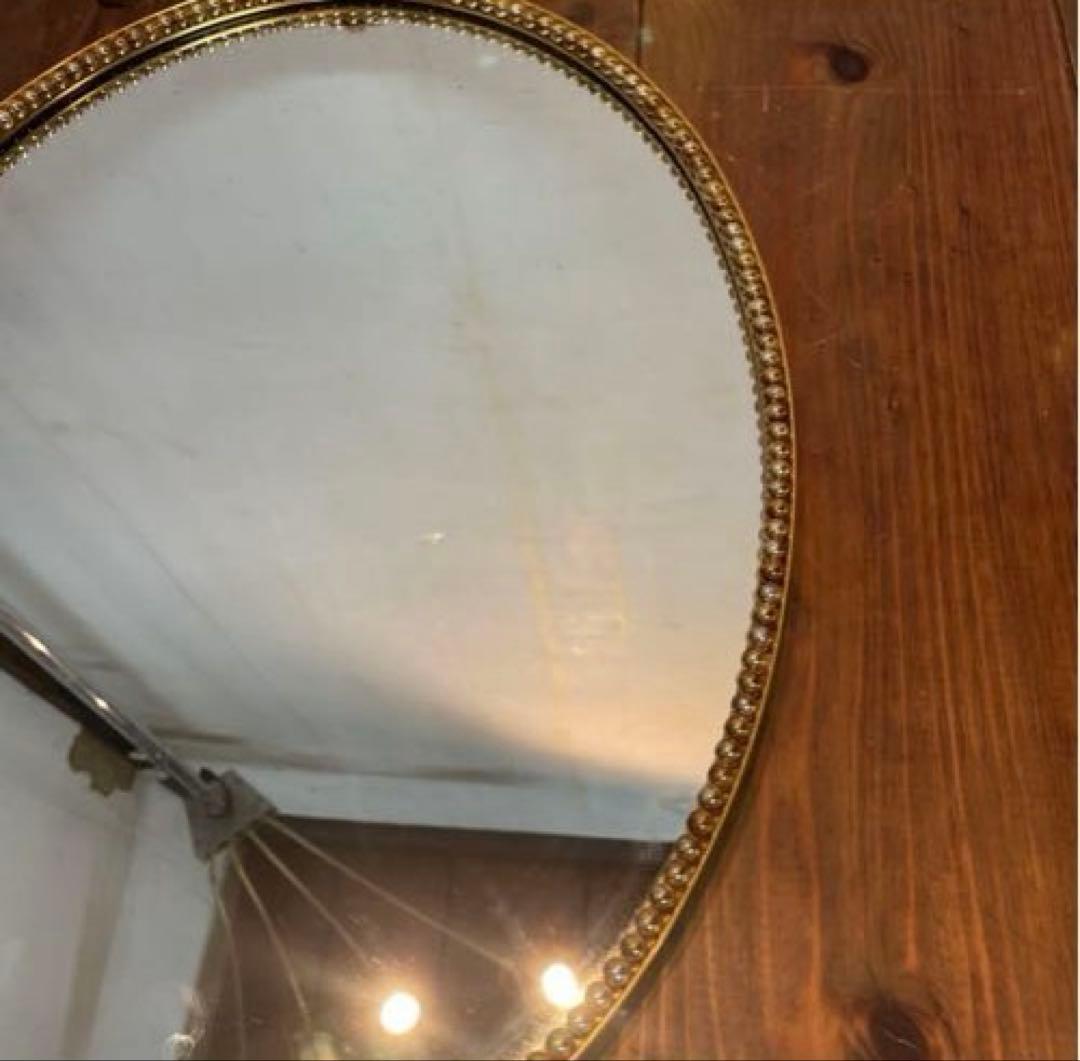 美品　ヴィンテージ　ウォールミラー　壁掛け鏡　雰囲気ある　飾りやすいサイズ