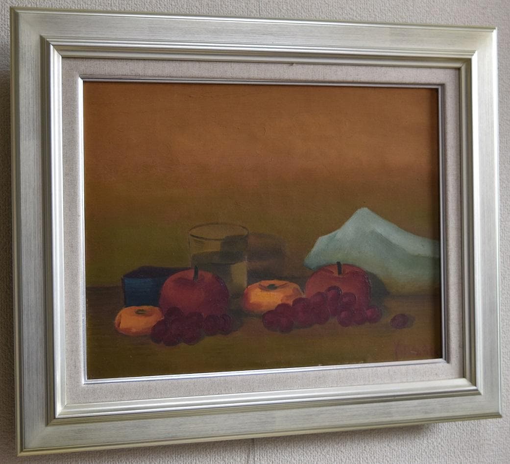 真作保証・理髪師の画家　大正～昭和期　岩井弥一郎　肉筆作品・静物画