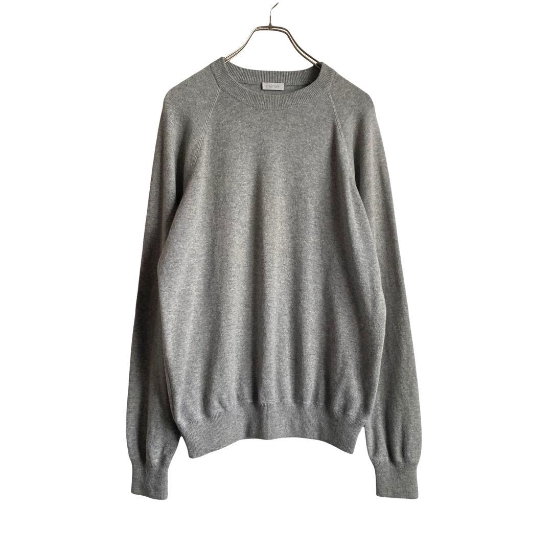 00s〜イタリア製 Cruciani カシミヤ100 ラグランクルーネックニット