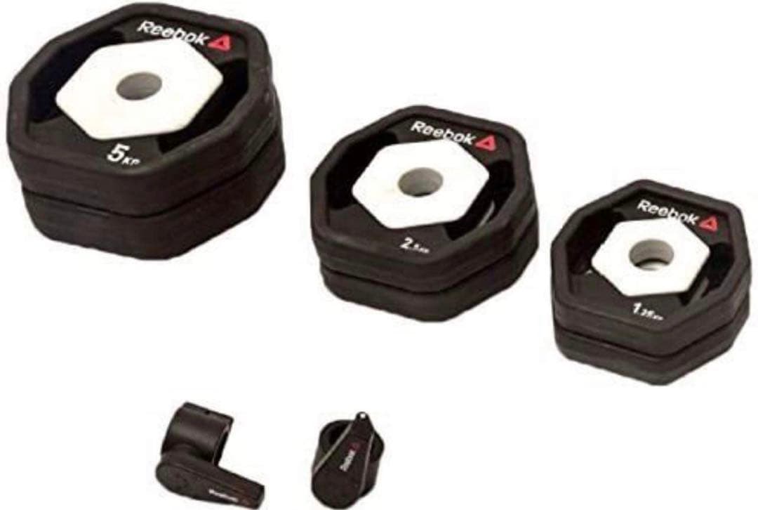 【地域限定無料配送】リーボックReebok バーベル16点セット