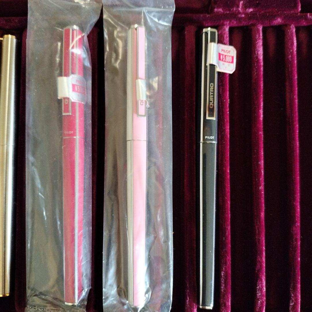 【未使用、廃盤】PILOT QUATRO細字　F　３本セット