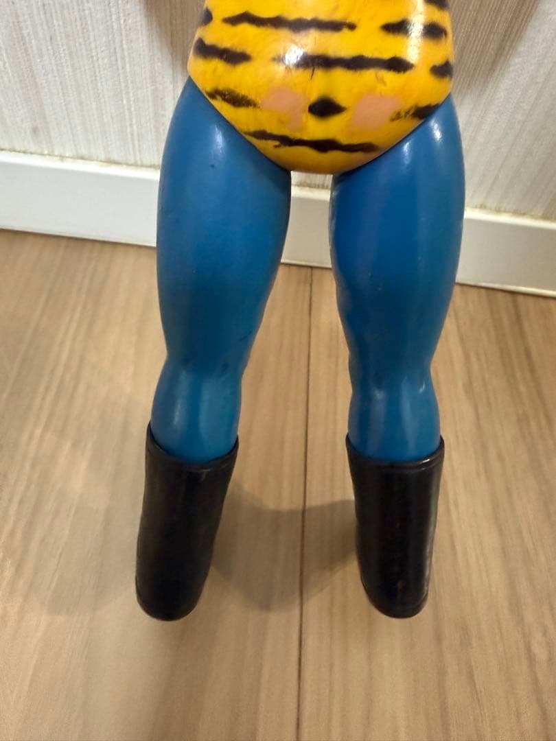 当時物　中嶋製作所　タイガーマスク　ソフビ　面取れ