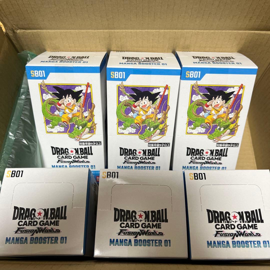 ドラゴンボール MANGA BOOSTER 01テープ付き6BOX