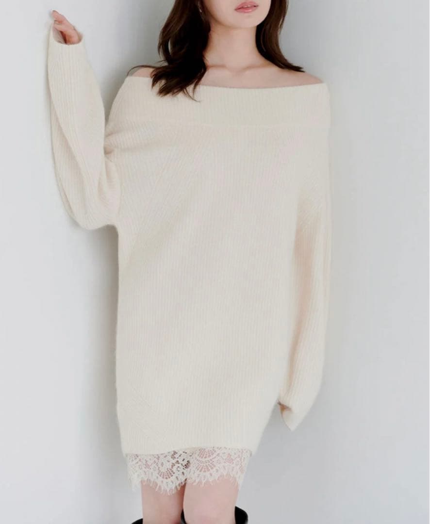 SNIDEL ニットセットキャミミニワンピース