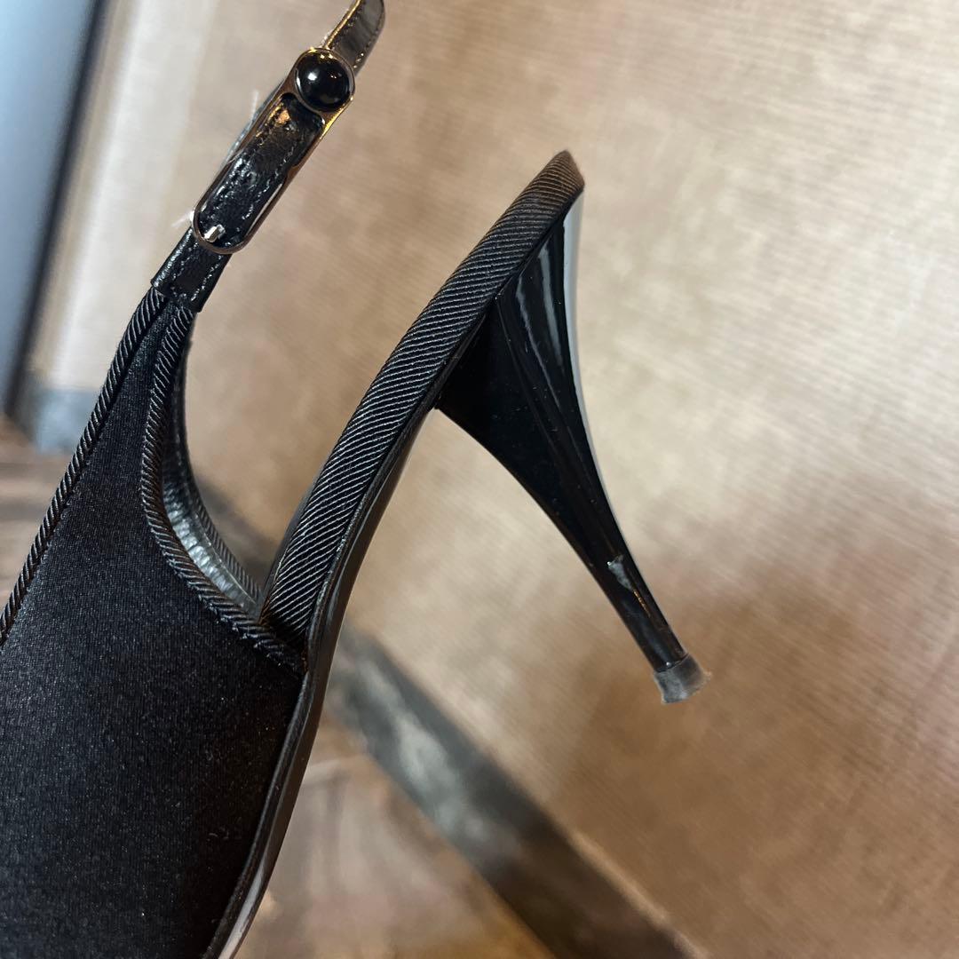 美品　シャネル　CHANEL ミュール　バッグストラップ　レディース　36