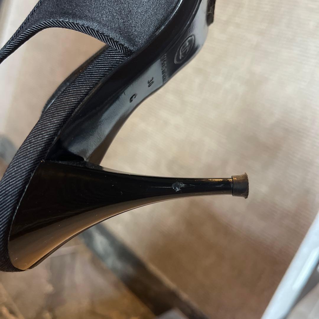 美品　シャネル　CHANEL ミュール　バッグストラップ　レディース　36