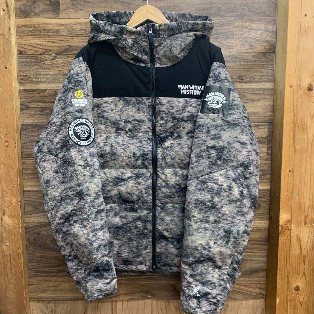 美品 マンウィズ プレミアム お毛並み ダウンジャケット