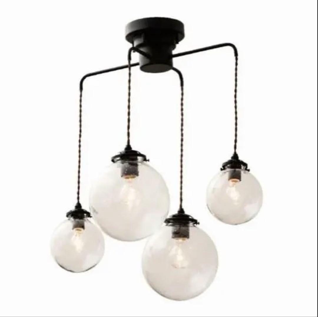 クラッシュゲート　オレリア　4灯シーリングライト