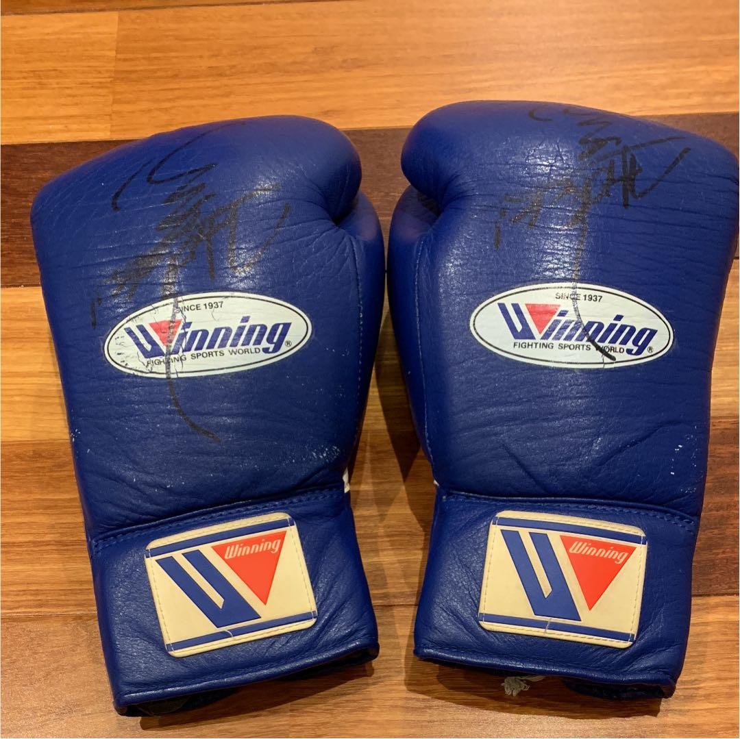元WBA世界チャンピオン！実使用練習グローブ ボクシング