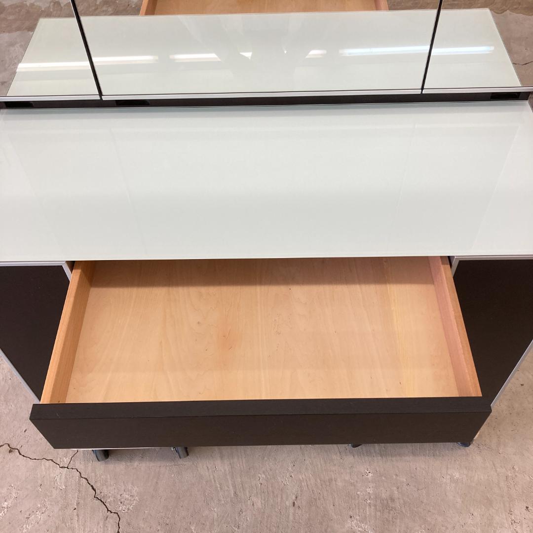 IDC大塚家具　三面鏡　ドレッサー　鏡台　松永家具