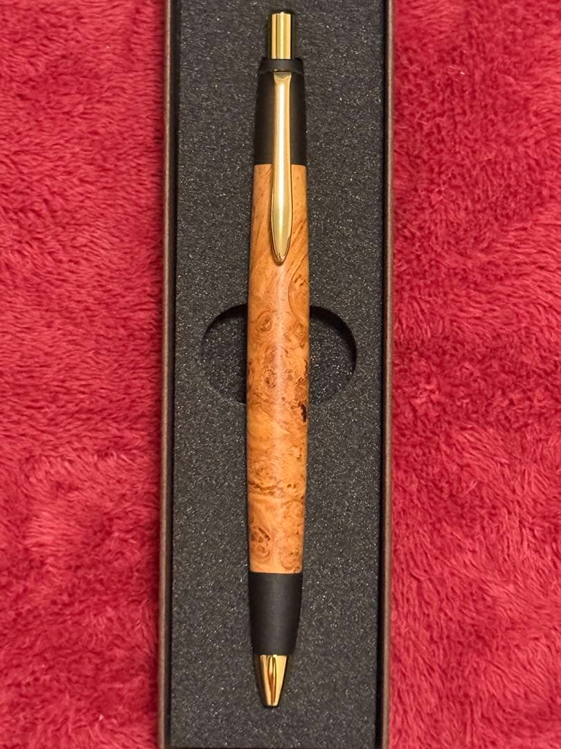 ボナンペン 真鍮金具 未使用品 花梨瘤 ( 野原工芸 工房楔 こぶた工房 )