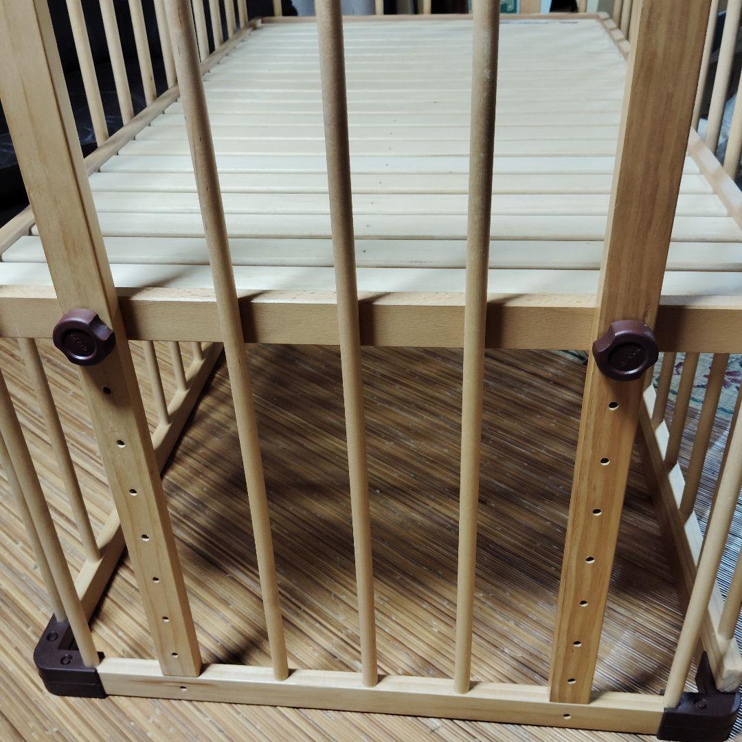 ベビーベッド　ファルスカfarska ベッドサイドベッド03 添い寝安全ベルト