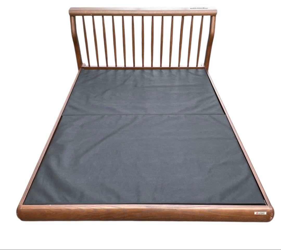 大阪 京都限定Granz グランツ ダブル ベッドフレーム USB 付き