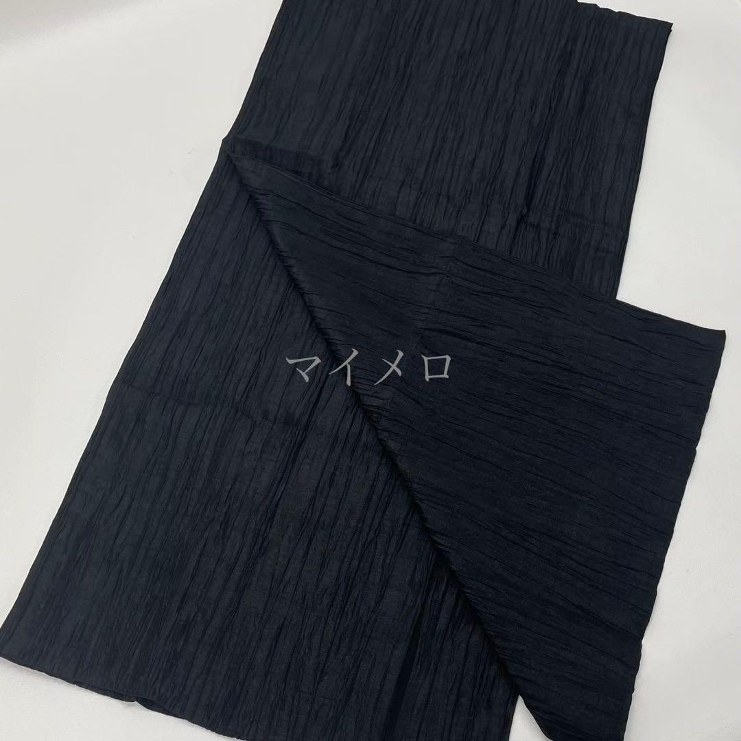 浴衣　綿麻　先染め ブロックチェック 黒　グレー　格子 2点　0531⑫