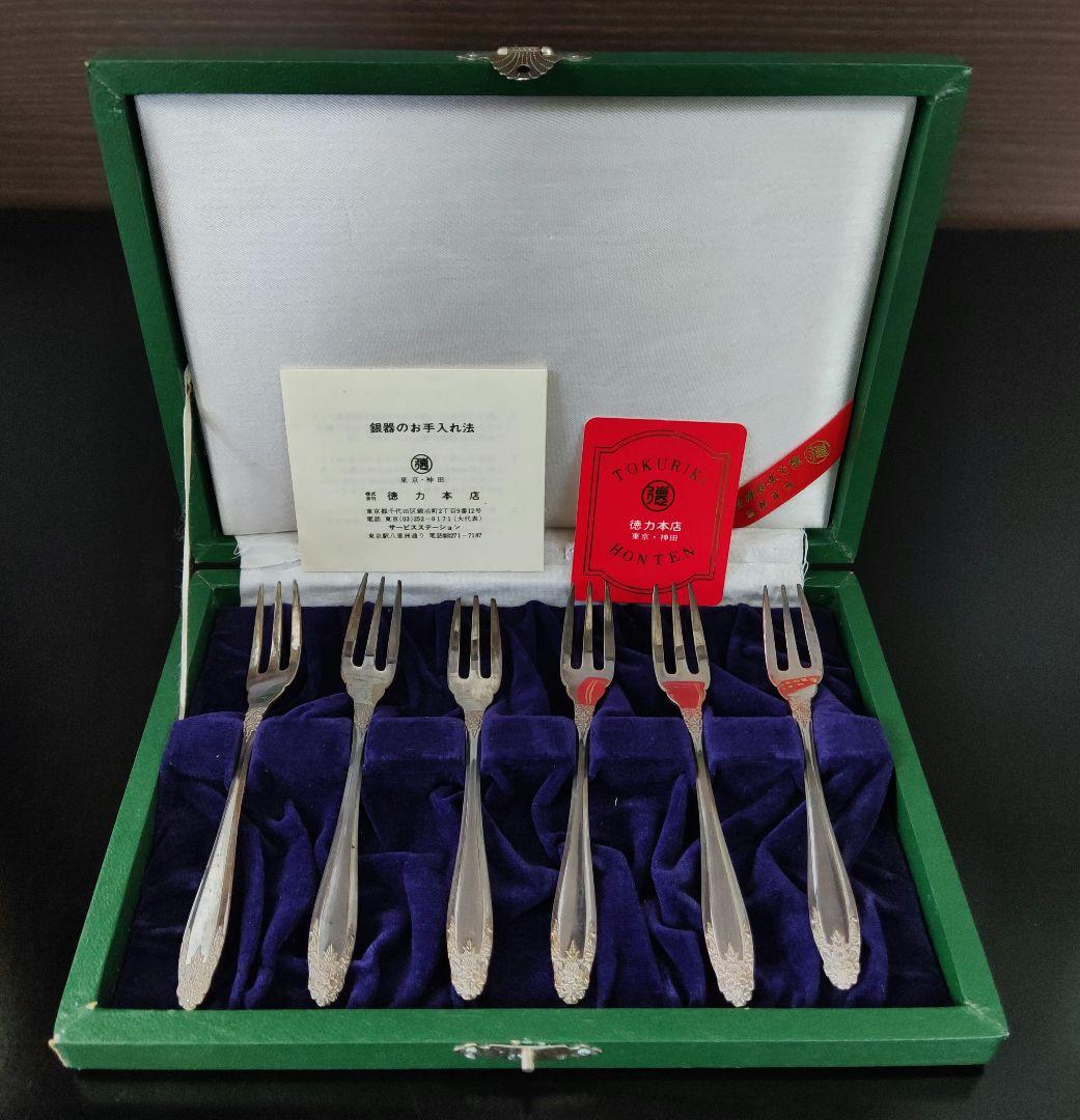 徳力　銀器　銀製　フォーク カトラリー　アンティーク雑貨　✨️限定価格✨️