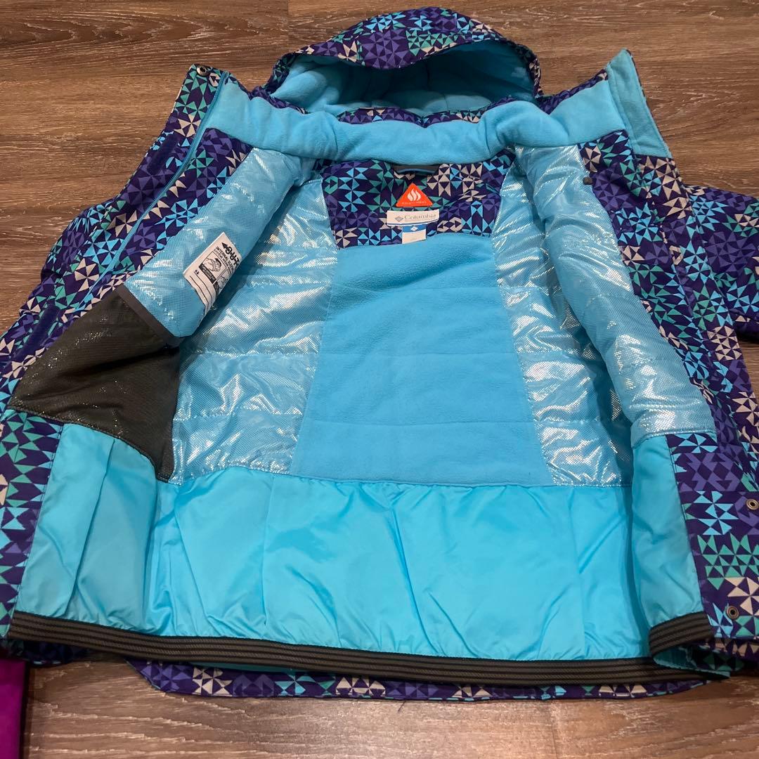 コロンビア　150 スキーウェア　女の子　ウェア セットアップ