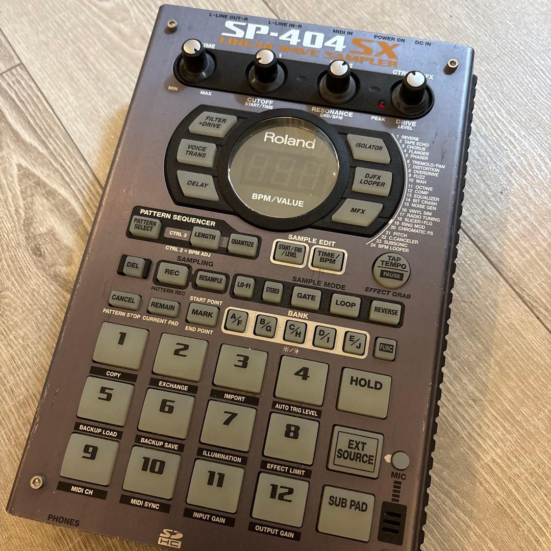 sp404sx roland サンプラー