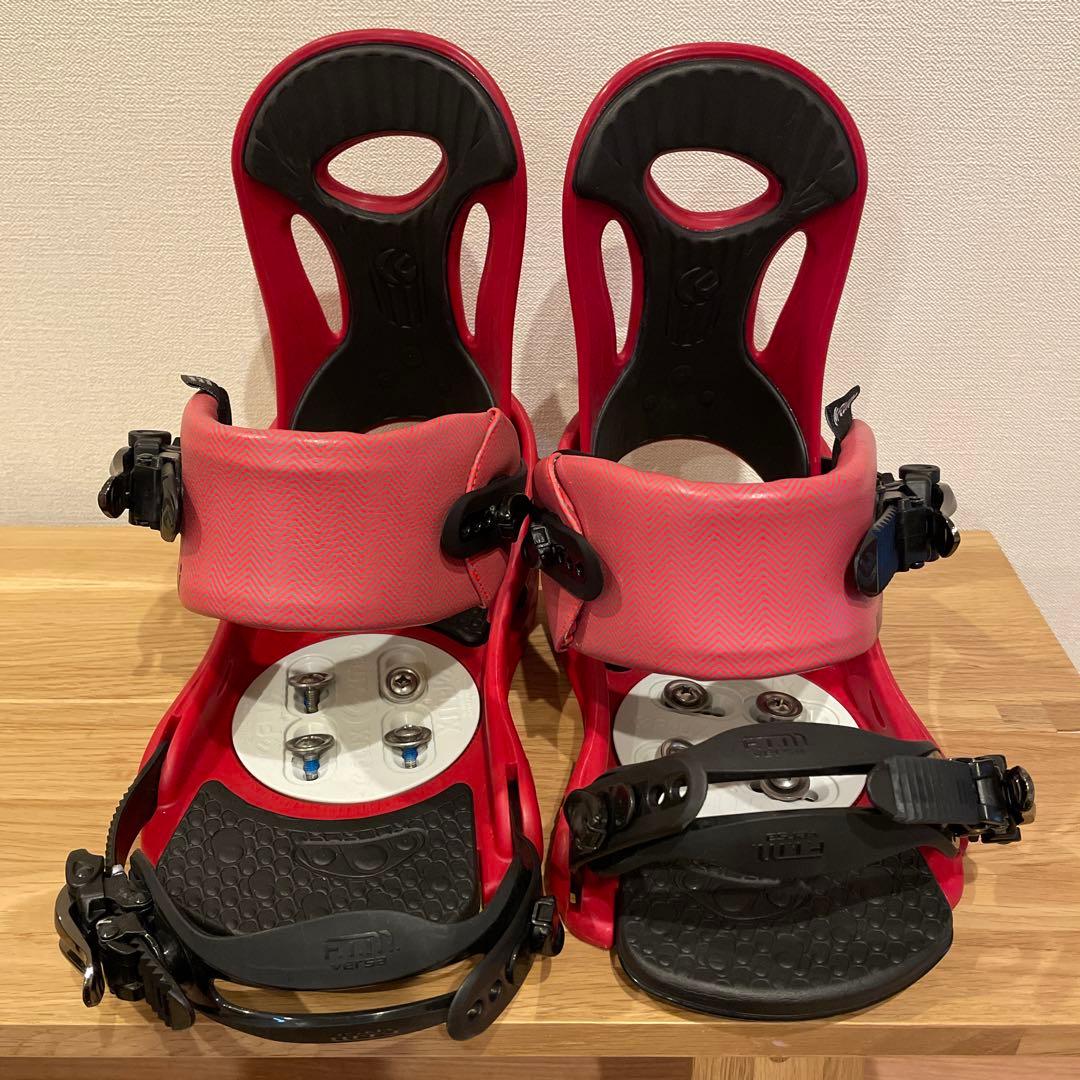 【美品】FLUX スノーボード ビンディング レッド