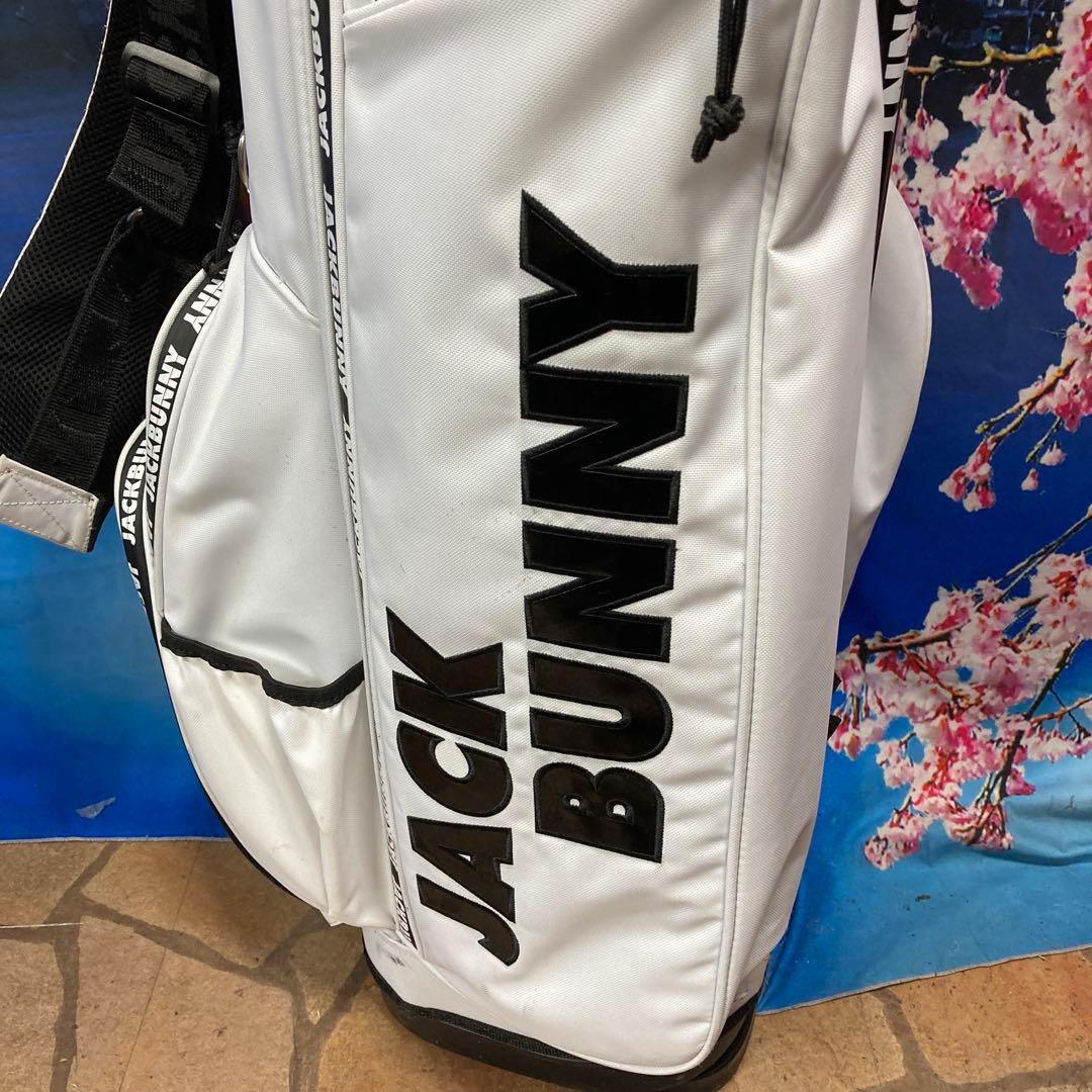 寶BU-1086 JACK BUNNY スタンド式 キャディバッグ ホワイト