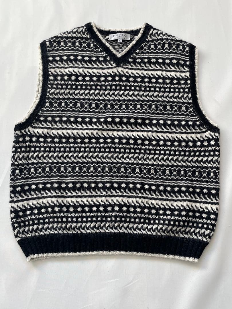 BEAMS購入新品同様 RAffa MOLINA ニットベスト ラッファモリナ