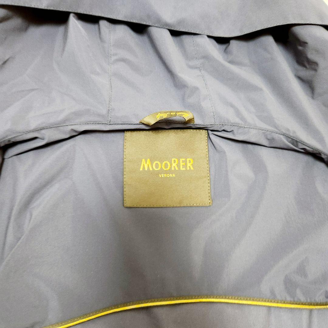 【美品】MooRER ムーレー LOBELIA ストレッチ ナイロンジャケット紺