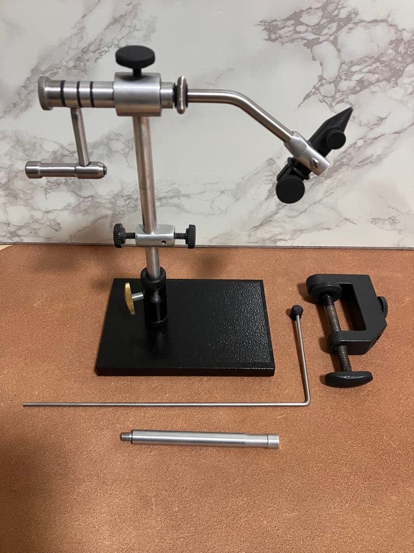 タイイングバイス　ロータリーバイス　台座　クランプ付　専用ケース